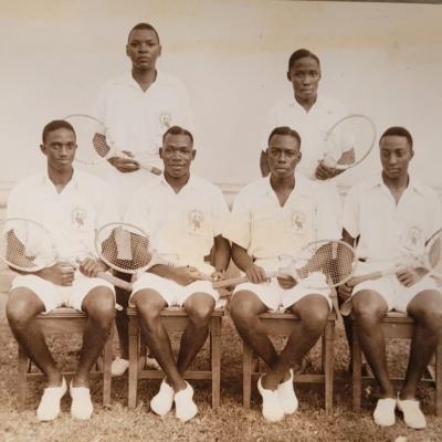 Tennis 1944 Top Left to Bottom : SL Takirambude, CP.Mulirano, HW.Muloki,GR.Katongole, SK Kyalwazi, E.Muteesa