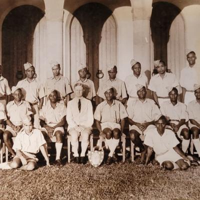 Cadet Corts 1944 Top Left to Bottom : N. Mukulu, LTTSere, A.Othieno, YB.Semambo, CP.Mulirano, AJ.Mwinyi, BFF Olwande, W.Ouko, E.Muteesa, FM Bulwa, AVP Elliott, SMWalusimbi ,CNW Siganga, SB Kikule, C. Ley.